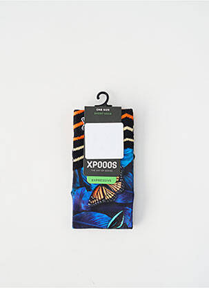Chaussettes bleu XPOOOS femme