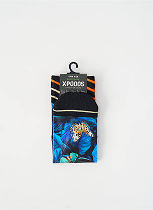 Chaussettes bleu XPOOOS femme