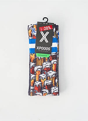 Chaussettes orange XPOOOS homme