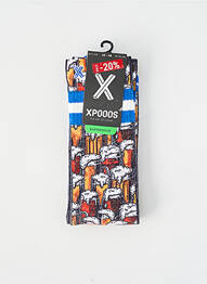 Chaussettes orange XPOOOS homme