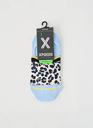Chaussettes bleu XPOOOS femme