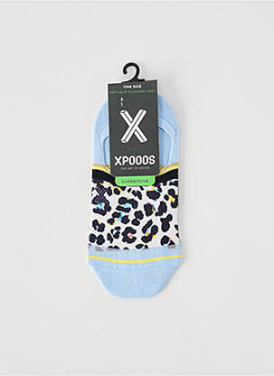 Chaussettes bleu XPOOOS femme