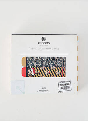 Chaussettes marron XPOOOS femme