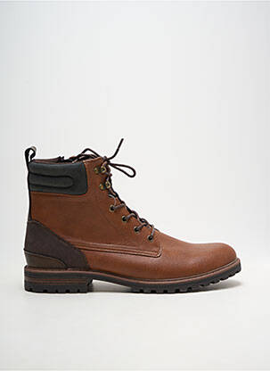 Boots marron ZEB STYLE LAB  homme