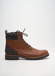Boots marron ZEB STYLE LAB  homme