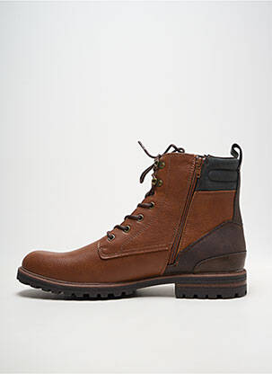Boots marron ZEB STYLE LAB  homme