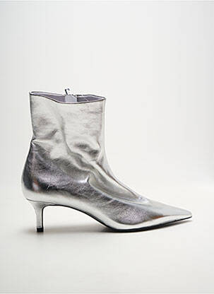Bottines/boots argent MANGO femme