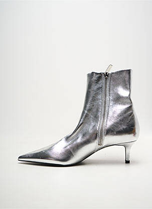 Bottines/boots argent MANGO femme
