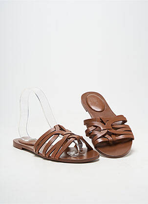 Sandales/nu pieds marron MANGO femme