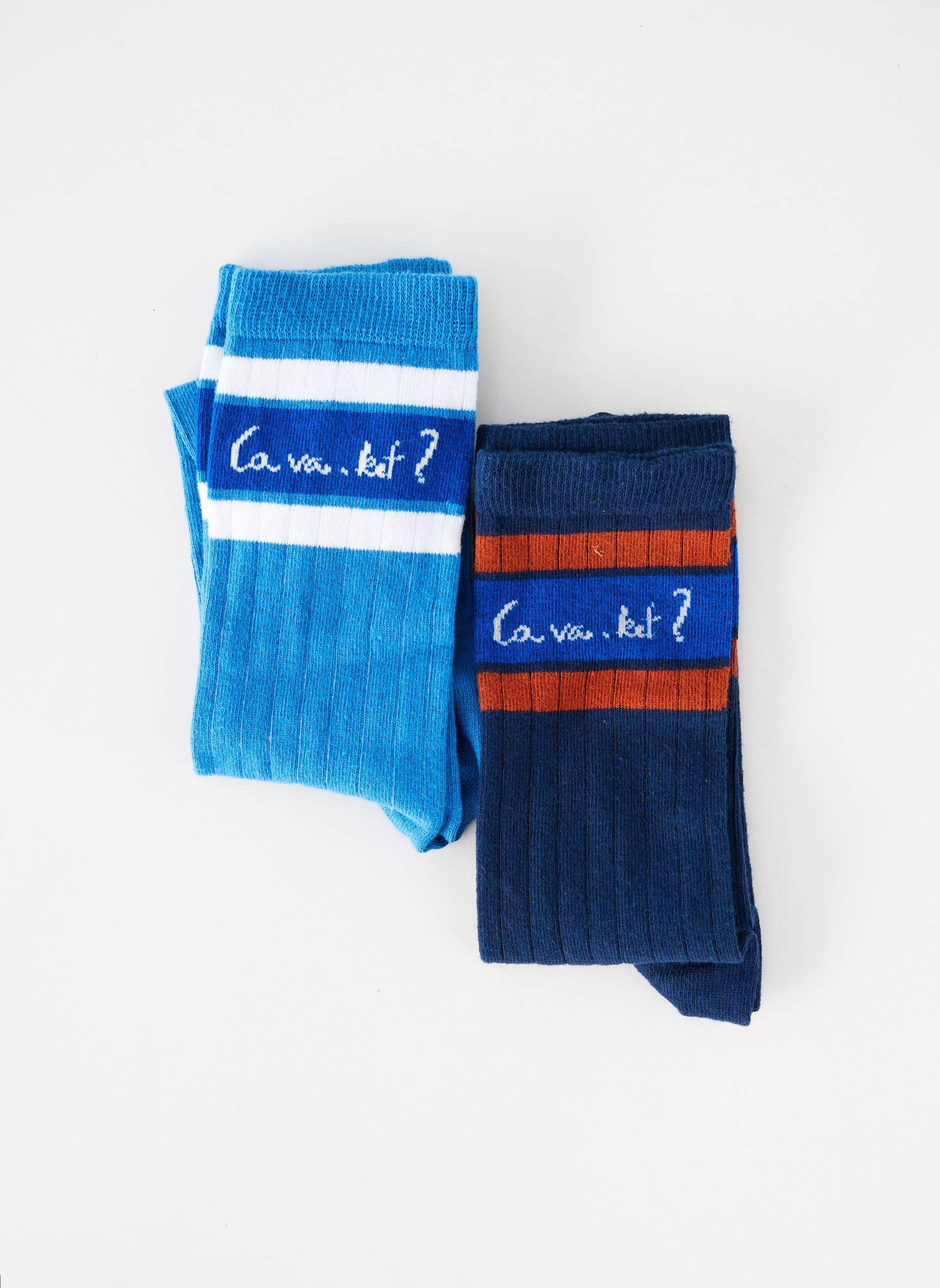 Chaussettes bleu LE FABULEUX MARCEL DE BRUXELLES femme
