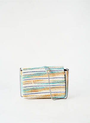 Sac fermeture fermeture aimantée bleu PIECES femme