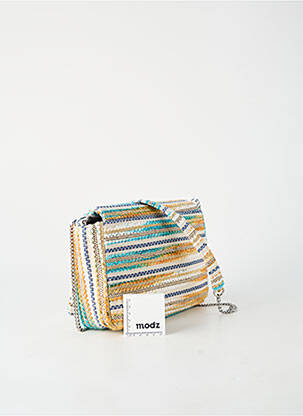 Sac fermeture fermeture aimantée bleu PIECES femme