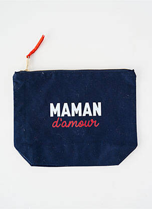 Trousse de toilette bleu marine MONSIEUR TSHIRT femme