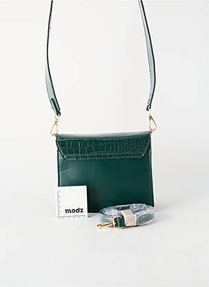 Sac fermeture rabat pressionné vert ONLY femme