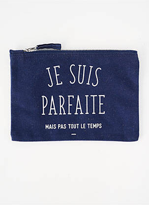 Trousse de toilette bleu marine MONSIEUR TSHIRT femme