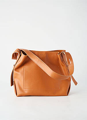 Sac fermeture fermeture aimantée marron PIECES femme