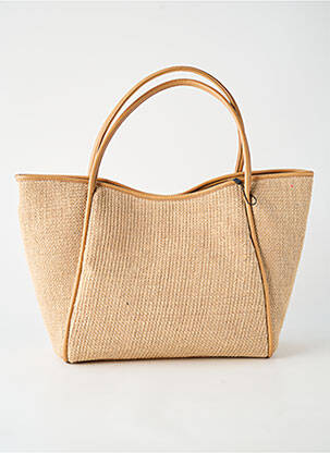 Sac fermeture fermeture aimantée beige PIECES femme