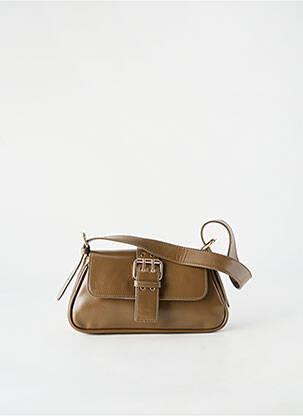 Sac fermeture fermeture aimantée marron PIECES femme