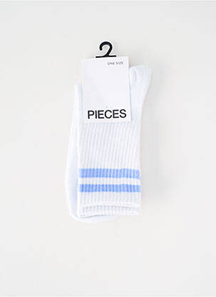 Chaussettes blanc PIECES femme
