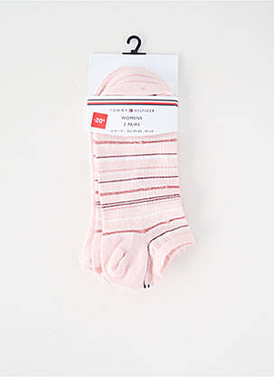 Chaussettes rose TOMMY HILFIGER femme