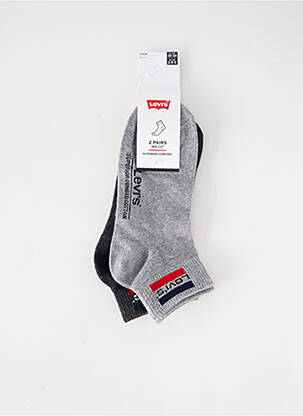 Chaussettes gris LEVI'S homme