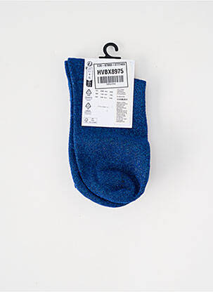 Chaussettes bleu PIECES femme