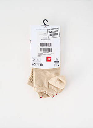 Chaussettes beige TOMMY HILFIGER femme