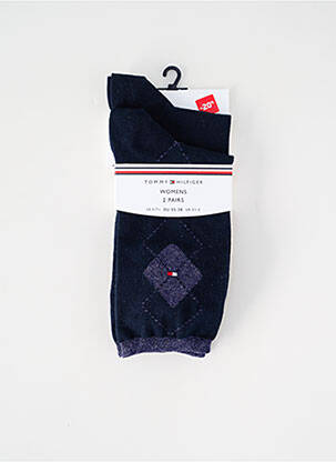 Chaussettes bleu TOMMY HILFIGER femme