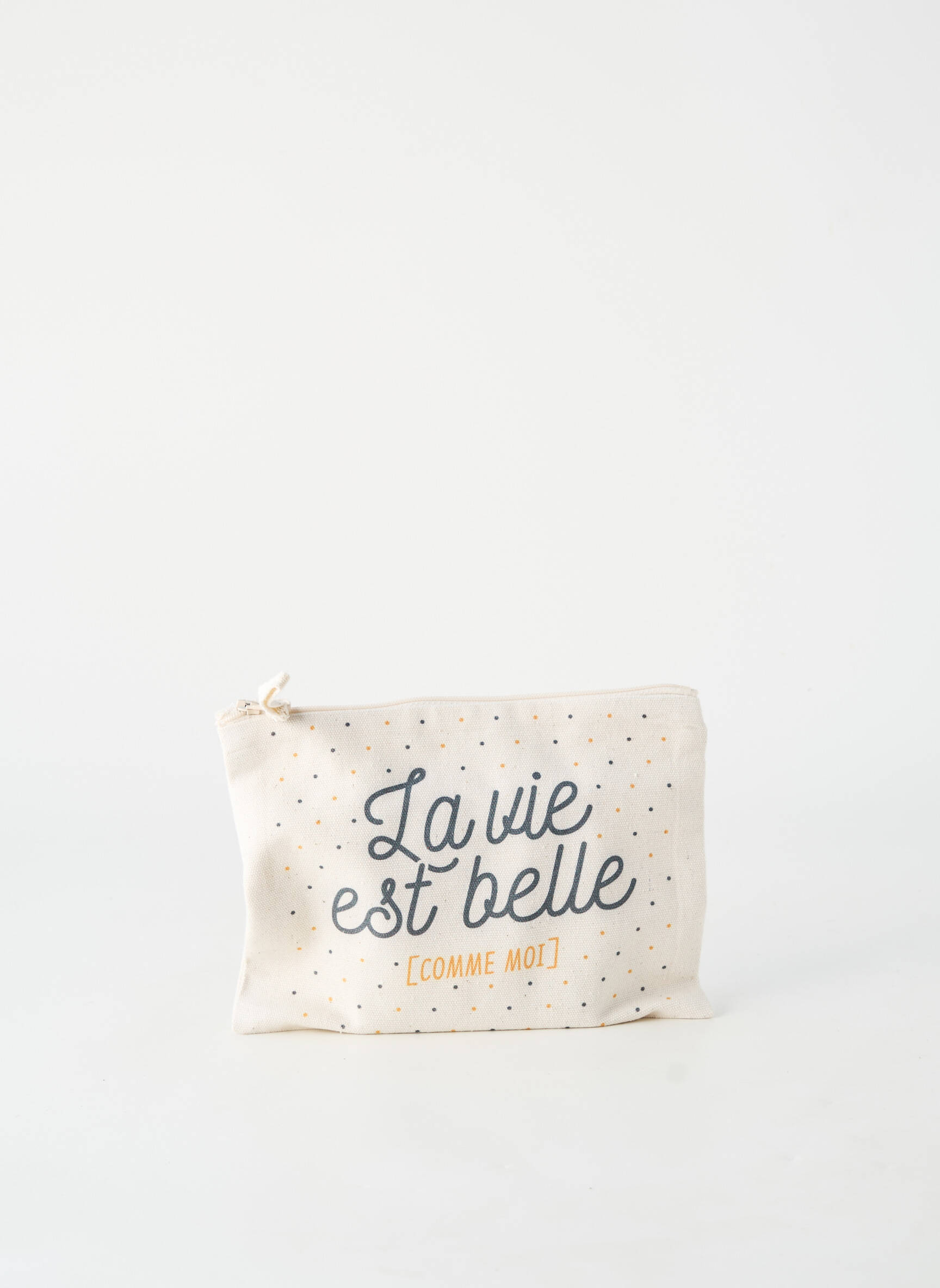 Trousse de toilette beige MONSIEUR TSHIRT femme