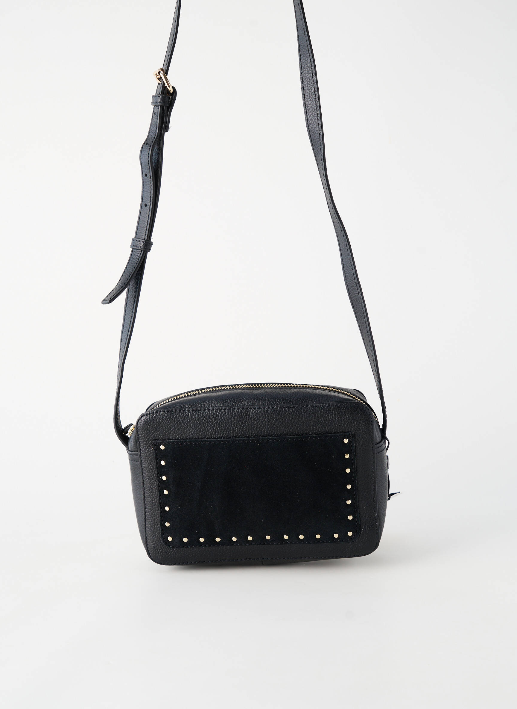 Sac fermeture zippée noir PIECES femme