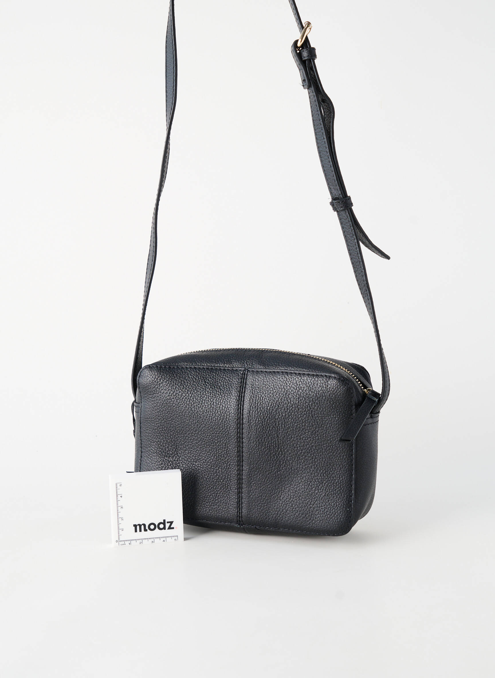 Sac fermeture zippée noir PIECES femme