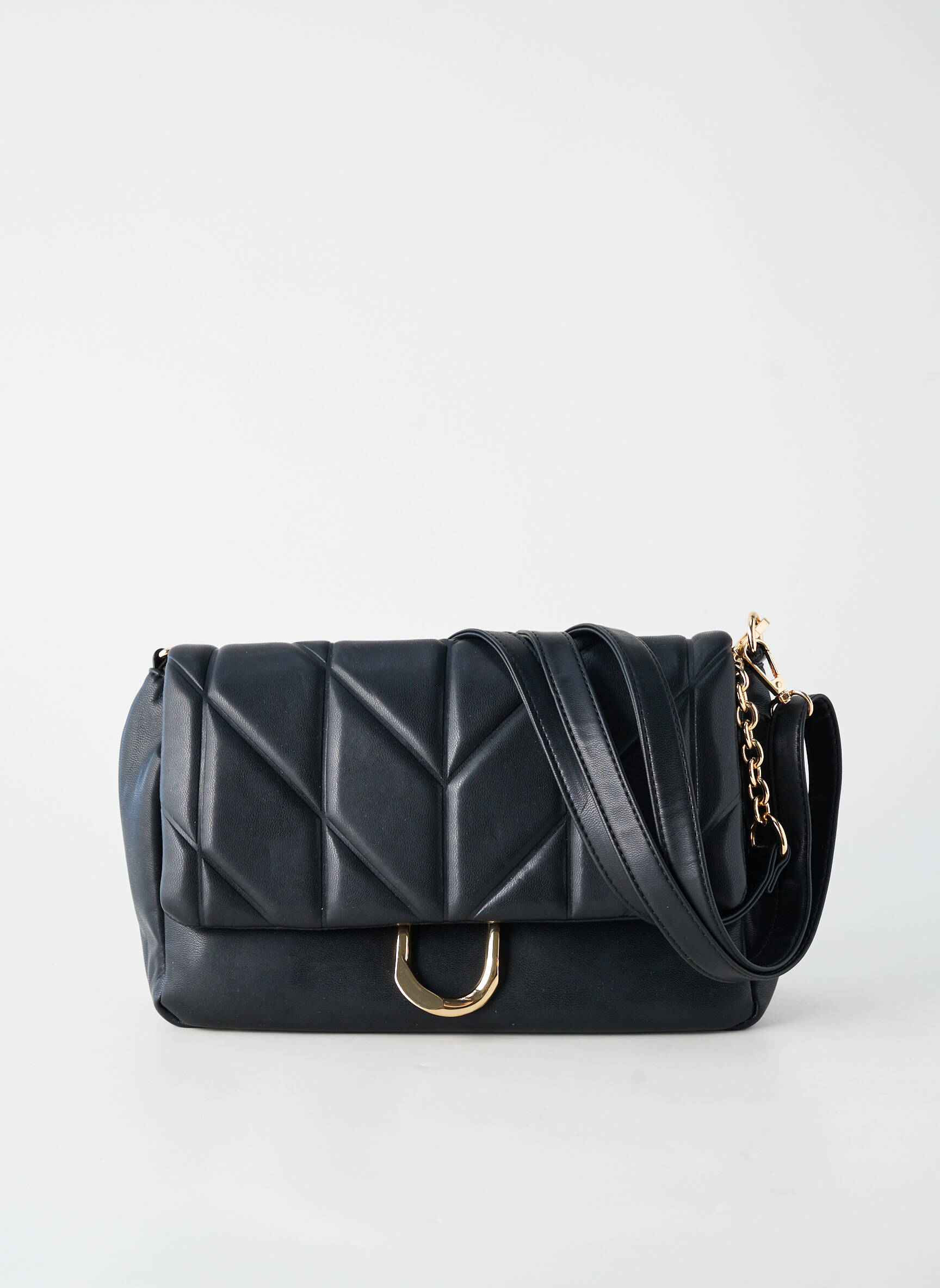 Sac bandoulière noir MORGAN femme