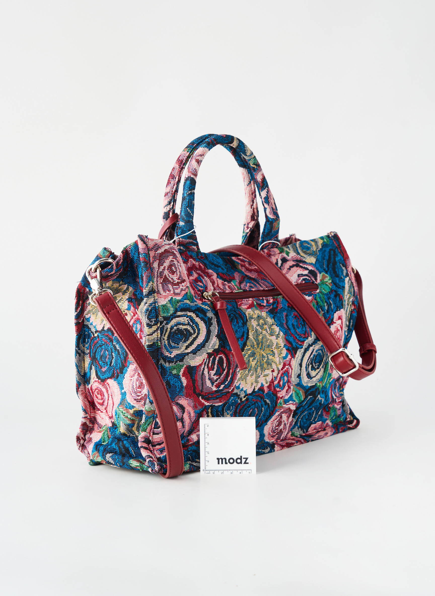 Sac fermeture zippée bleu TAMARIS femme