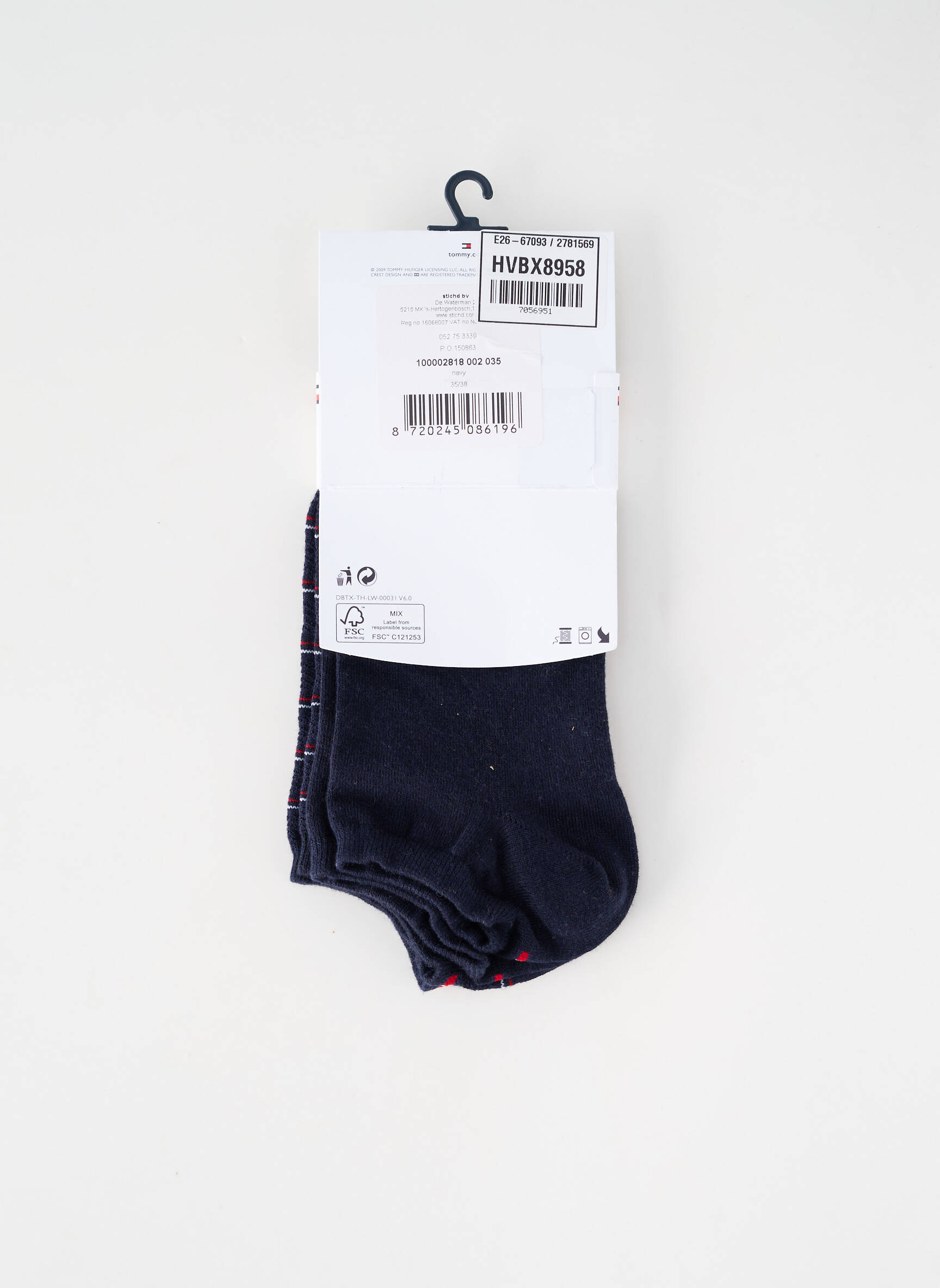 Chaussettes bleu TOMMY HILFIGER femme
