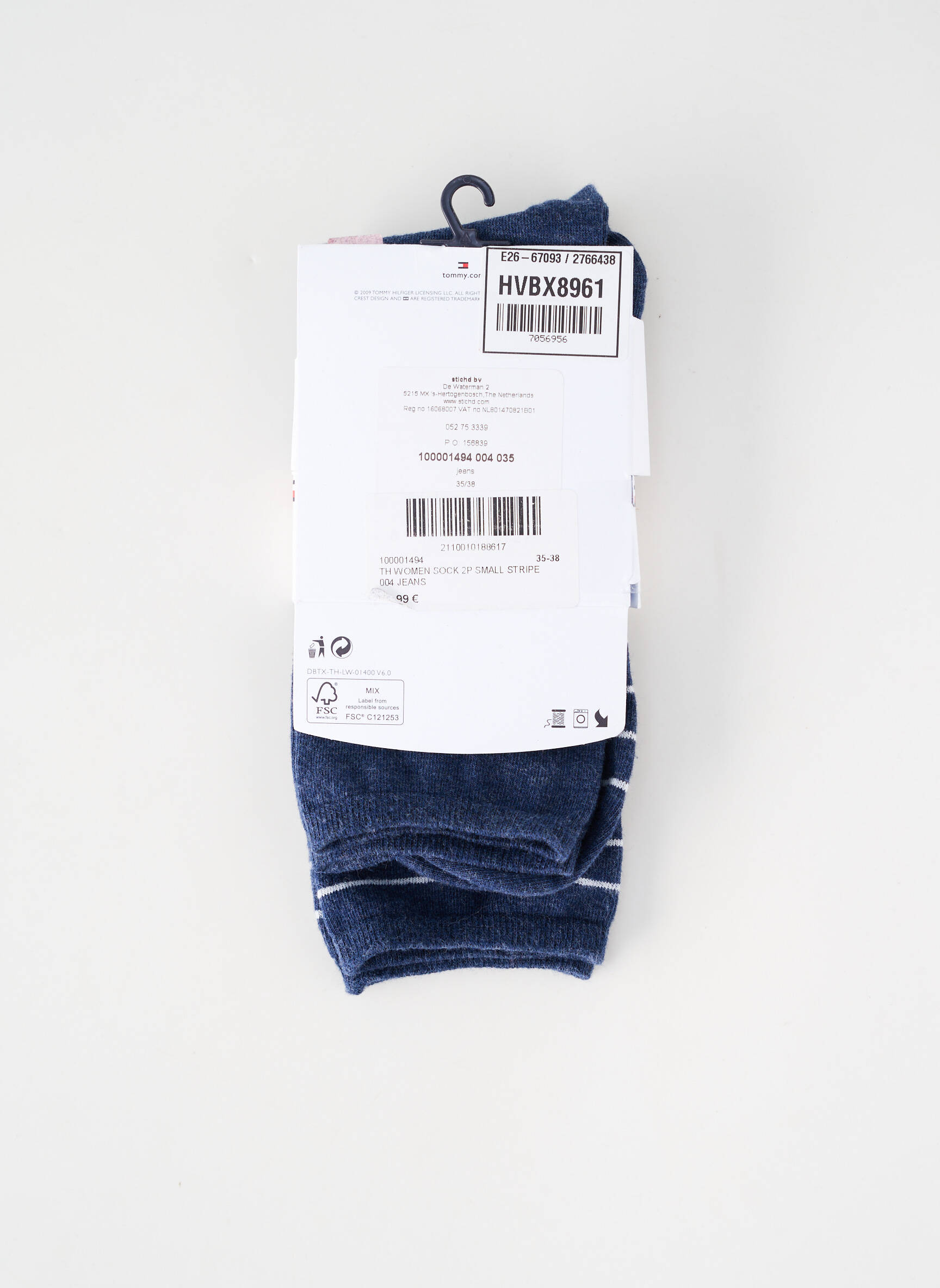 Chaussettes bleu TOMMY HILFIGER femme