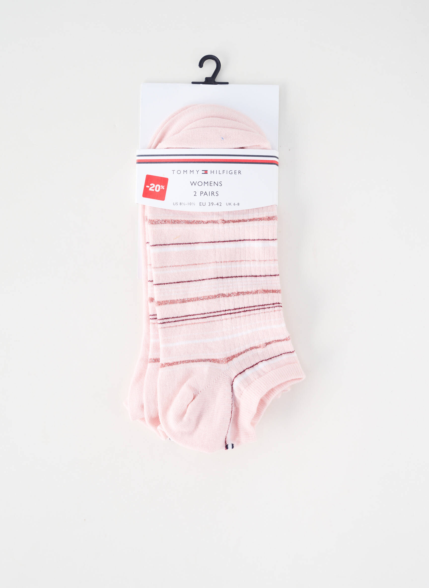 Chaussettes rose TOMMY HILFIGER femme