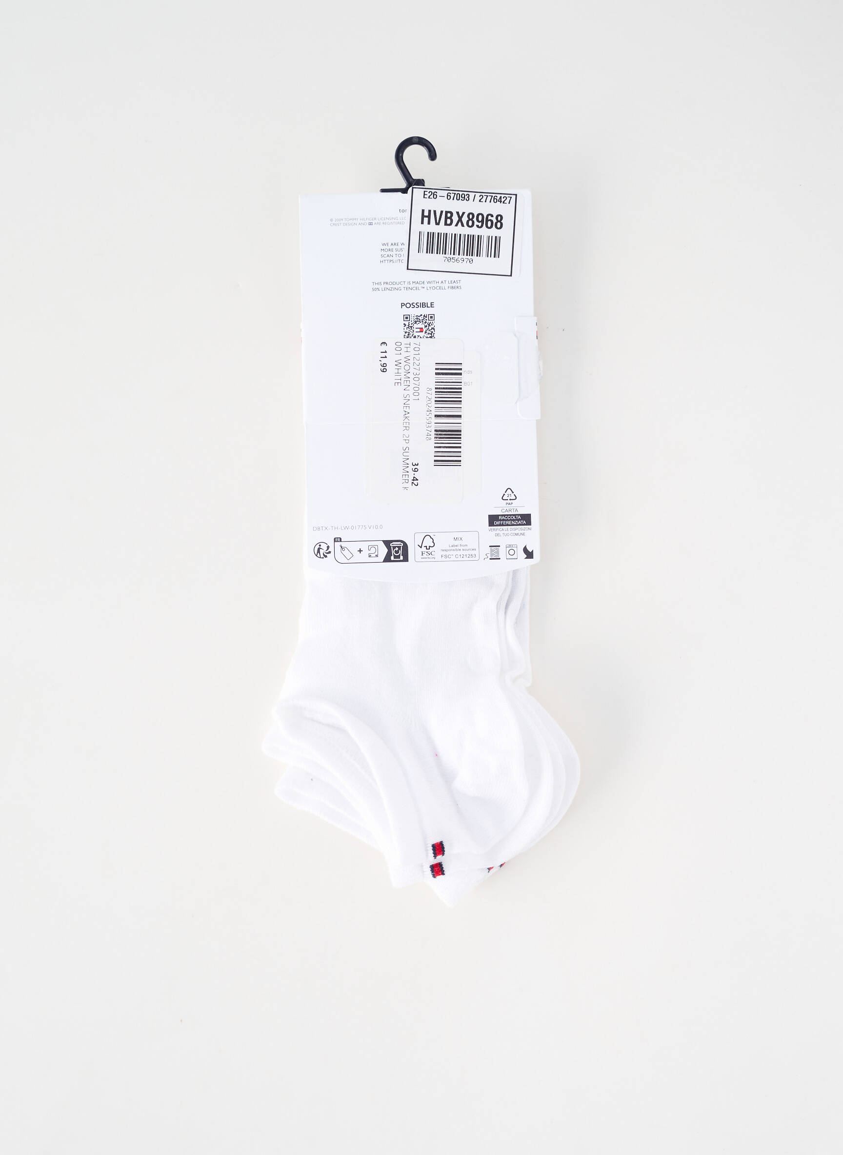 Chaussettes blanc TOMMY HILFIGER femme