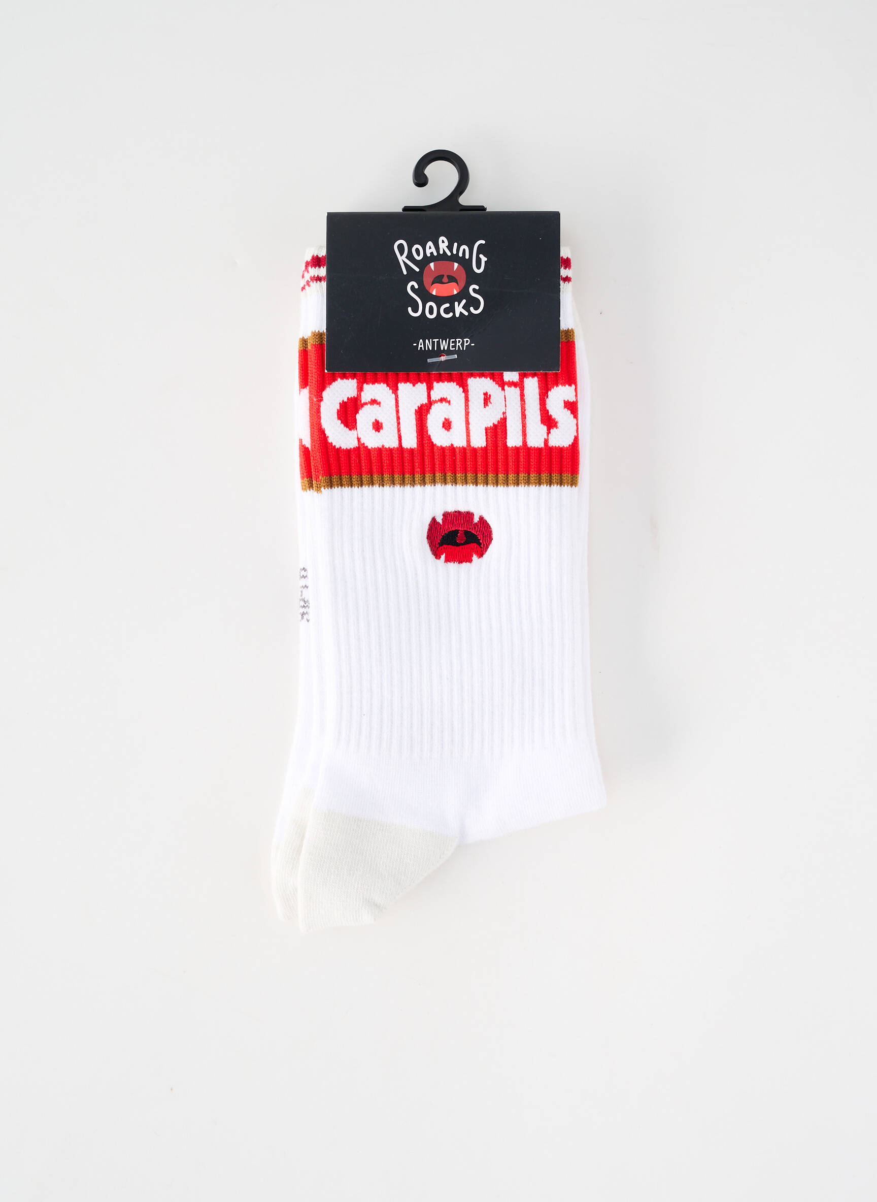 Chaussettes blanc ROARING SOCKS homme