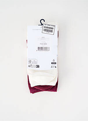Chaussettes rouge TOMMY HILFIGER femme