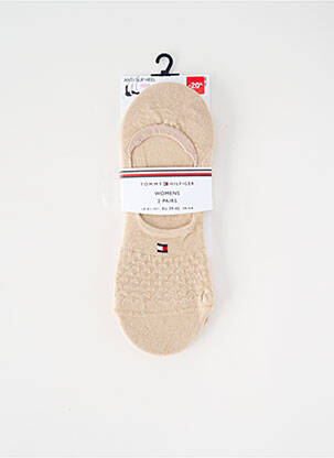 Chaussettes beige TOMMY HILFIGER femme
