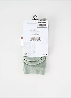 Chaussettes vert TOMMY HILFIGER femme