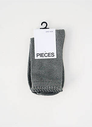 Chaussettes vert PIECES femme