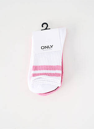 Chaussettes rose ONLY femme