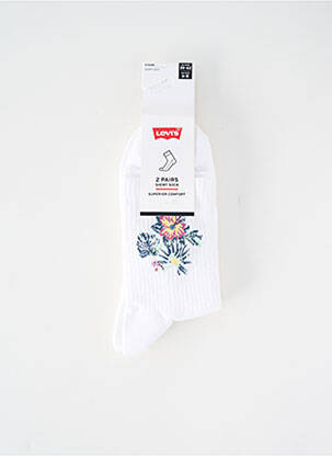 Chaussettes blanc LEVI'S femme
