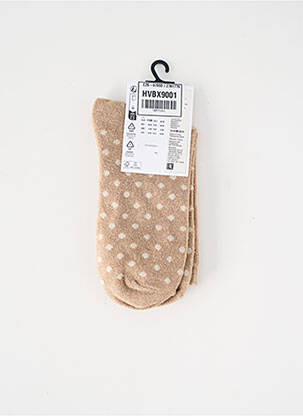 Chaussettes or PIECES femme