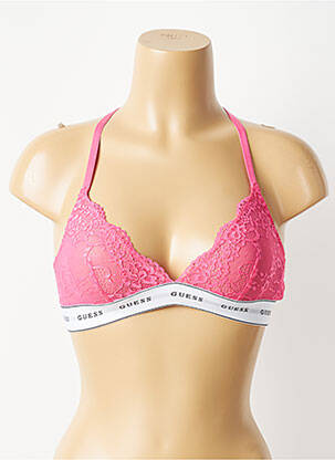 Soutien-gorge rose GUESS femme