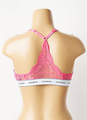 Soutien-gorge rose GUESS femme