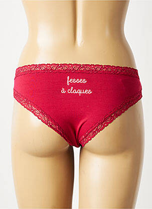 Culotte rouge MONSIEUR TSHIRT femme