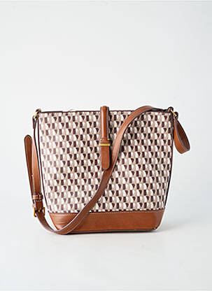 Sac bandoulière marron MANGO femme