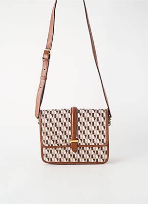 Sac bandoulière marron MANGO femme